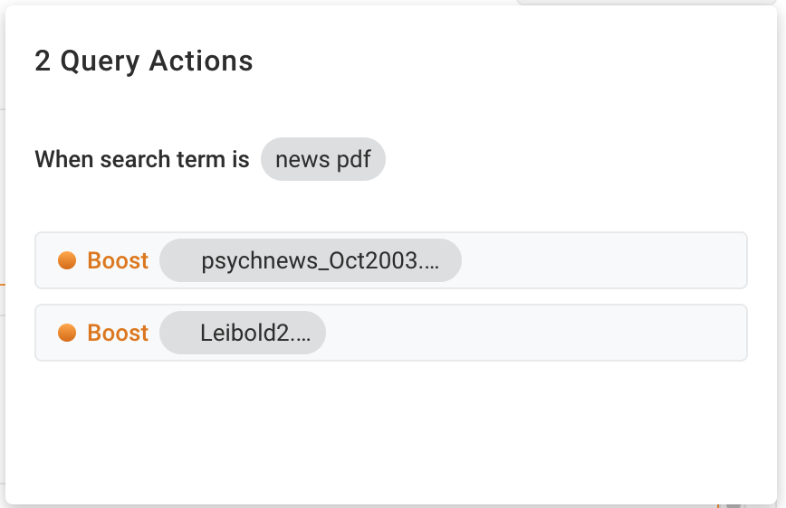 Actions