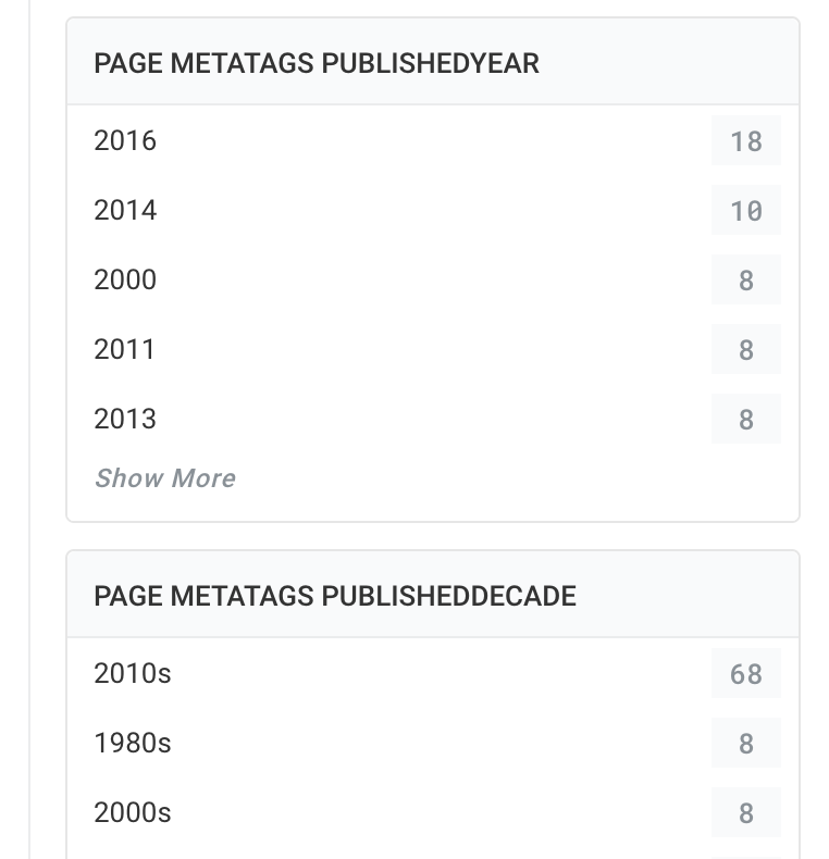 Experience Optimizer Facets